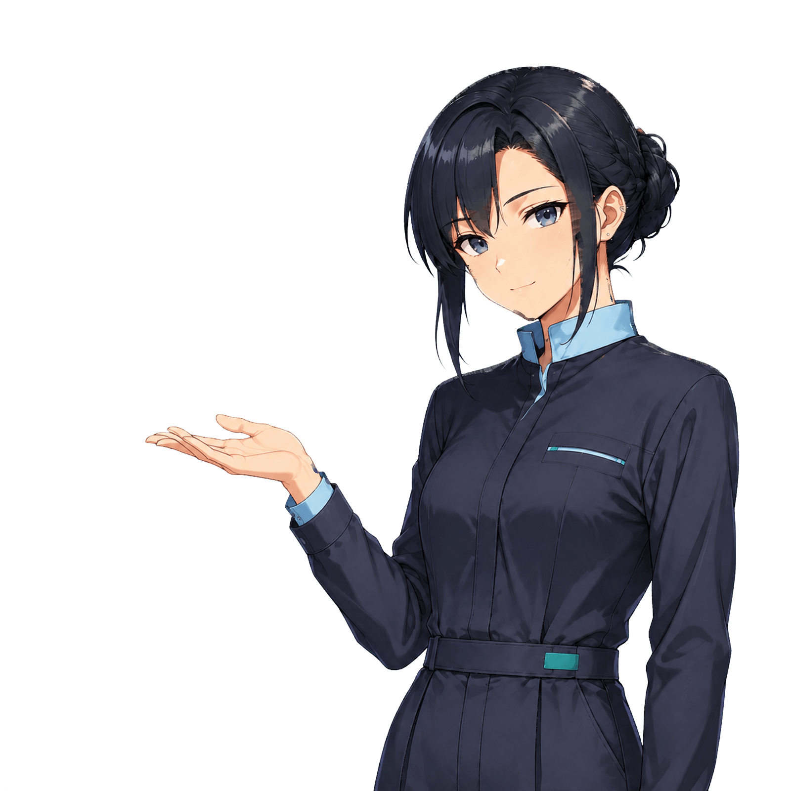 車について解説する莉奈