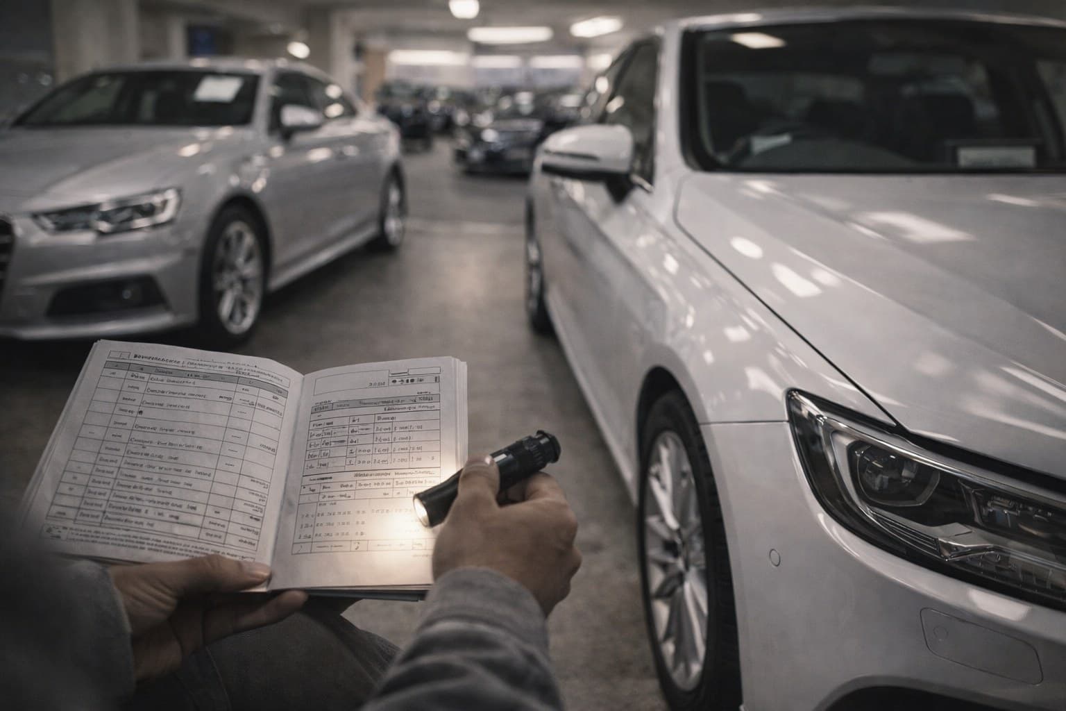 修復歴車を見るときの基準。買う前に確認したいところ。