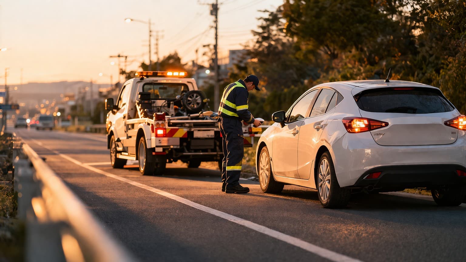 事故直後の10分でやること。警察・保険・証拠の順番を整える。